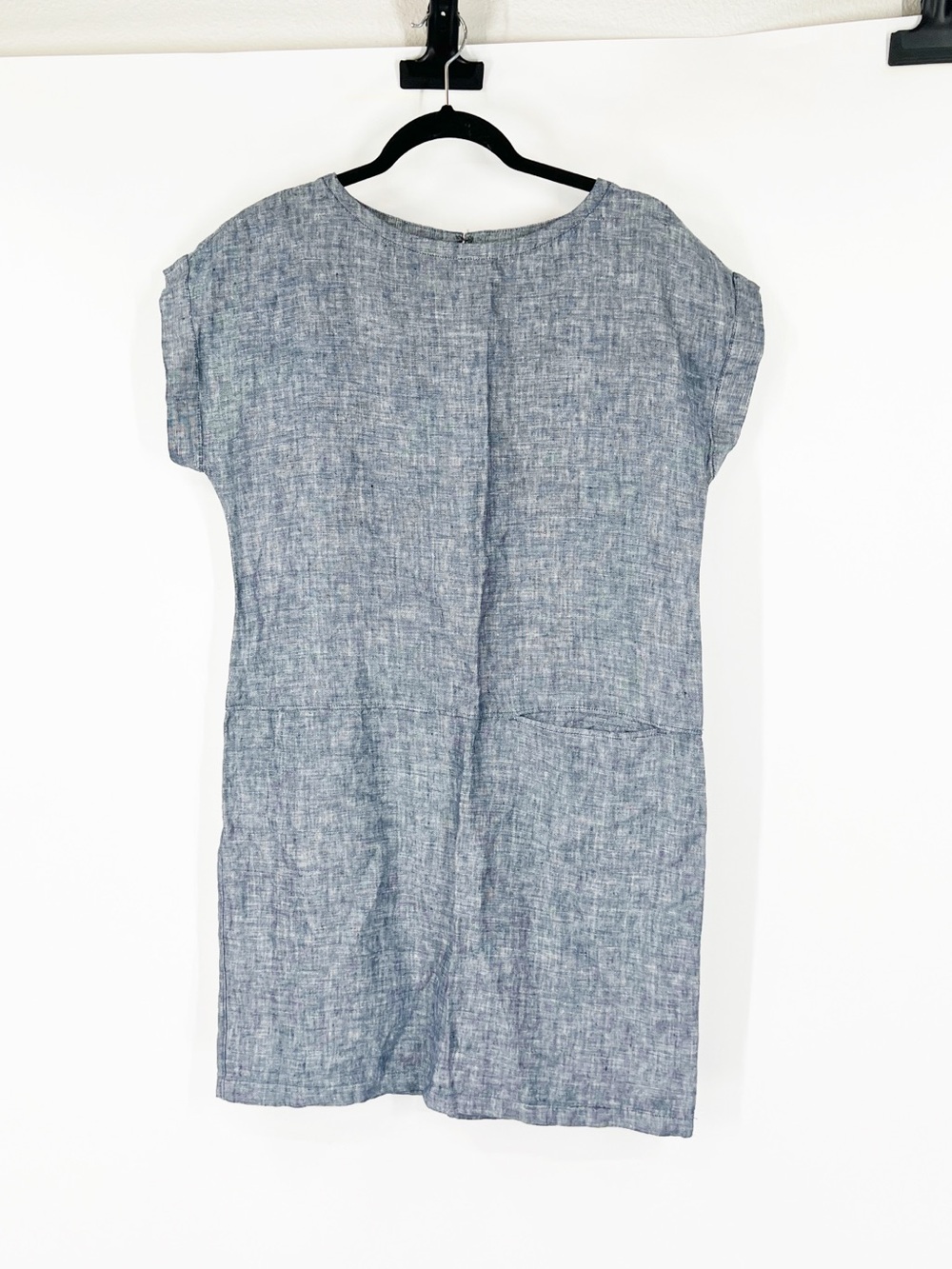 Garnet Hill 100% Linen Shift Dress